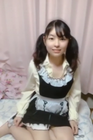 คลิปสาวญี่ปุ่นใส่ชุดเมด ใช้อุปกรณ์